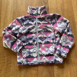 Columbia AZTEC Western  design zip up Fleece jacket